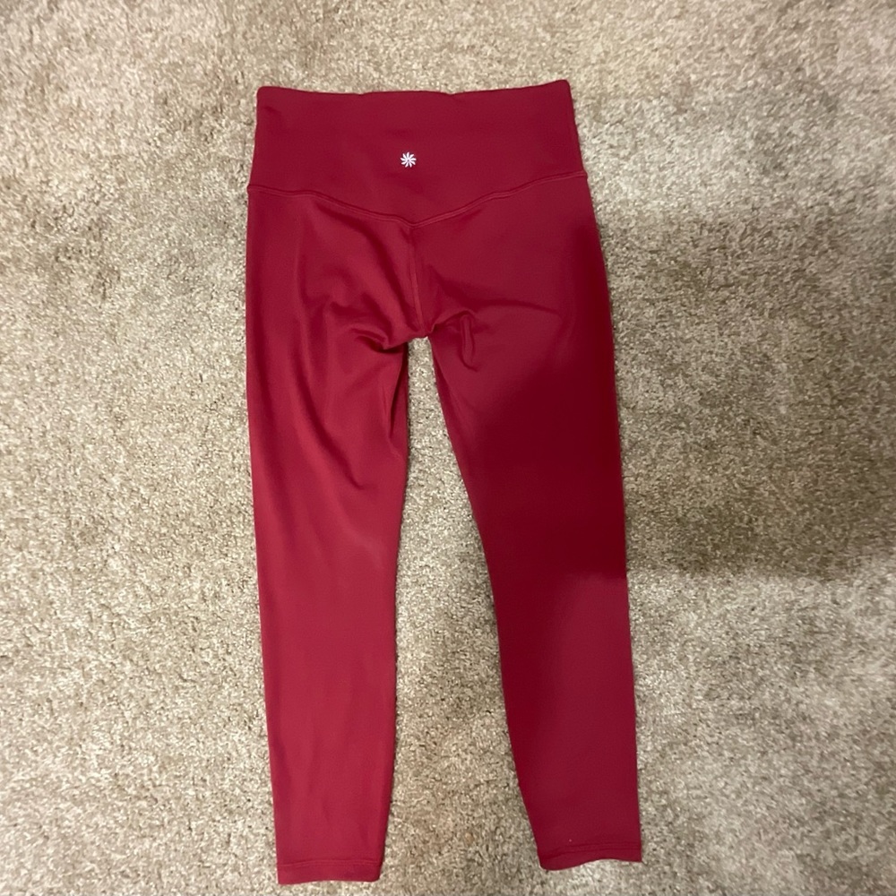 Athleta women yoga pants red
